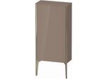 Duravit XViu Halbhochschrank XV1306LB186 50x24x89cm, champagner matt, Tür links, cappucino hochglanz