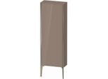 Duravit XViu Halbhochschrank XV1316LB186 50x24x133cm, champagner matt, Tür links, cappucino hochglanz