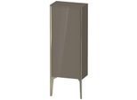 Duravit XViu Halbhochschrank XV1305RB189 40x24x89cm, champagner matt, Tür rechts, flannel grey hochglanz