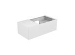 Keuco Unterschrank Edition 11 31154110000 105 x 35 x5 3,5 cm, Lack matt, Glas Anthrazit