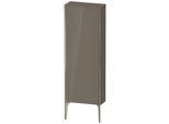 Duravit XViu Halbhochschrank XV1316RB189 50x24x133cm, champagner matt, Tür rechts, flannel grey hochglanz