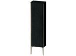Duravit XViu Halbhochschrank XV1315LB116 40x24x133cm, champagner matt, Tür links, Eiche schwarz
