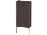 Duravit XViu Halbhochschrank XV1306LB172 50x24x89cm, champagner matt, Tür links, eiche dunkel gebürstet