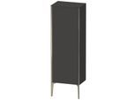 Duravit XViu Halbhochschrank XV1326LB180 50x36x133cm, champagner matt, Tür links, graphit supermatt