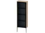 Duravit XViu Halbhochschrank XV1366RB171 50x24x133cm, Glastür, champagner matt, Tür rechts, mediterrane eiche