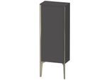 Duravit XViu Halbhochschrank XV1305RB149 40x24x89cm, champagner matt, Tür rechts, graphit matt