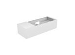 Keuco Edition 11 Unterschrank 31164380000 140 x 35 x 53,5 cm, Strukturlack Weiss