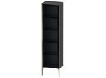 Duravit XViu Hochschrank XV1376LB149 50x36x177cm, Glastür, champagner matt, Tür links, graphit matt