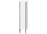 Duravit XViu Hochschrank XV1335LB218 40x36x177cm, schwarz matt, Tür links, weiß matt