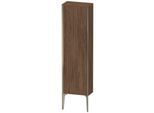 Duravit XViu Halbhochschrank XV1315LB121 40x24x133cm, champagner matt, Tür links, nussbaum dunkel