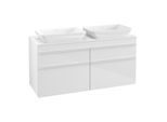 Villeroy und Boch Venticello Waschtisch-Unterschrank A94402DH 125,7 x 60,6 x 50,2 cm, Griff White, Glossy White