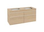 Villeroy und Boch Venticello Waschtisch-Unterschrank A94402VJ 125,7 x 60,6 x 50,2 cm, Griff White, nordic oak