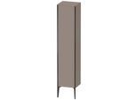 Duravit XViu Hochschrank XV1335LB243 40x36x177cm, schwarz matt, Tür links, basalt matt