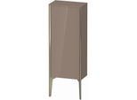 Duravit XViu Halbhochschrank XV1305RB186 40x24x89cm, champagner matt, Tür rechts, cappucino hochglanz