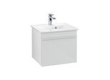 Villeroy und Boch Venticello Waschtisch-Unterschrank A93102RE 46,6 x 42 x 42,6 cm, Griff White, Glass Glossy White