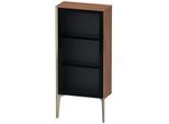 Duravit XViu Halbhochschrank XV1361RB179 50x24x89cm, Glastür, champagner matt, Tür rechts, nussbaum natur