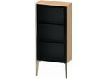 Duravit XViu Halbhochschrank XV1361RB112 50x24x89cm, Glastür, champagner matt, Tür rechts, eiche gebürstet