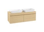 Villeroy und Boch Venticello Waschtisch-Unterschrank A94905VJ 125,7 x 43,6 x 50,2 cm, Griff Copper, nordic oak