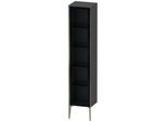 Duravit XViu Hochschrank XV1375LB149 40x36x177cm, Glastür, champagner matt, Tür links, graphit matt