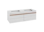 Villeroy und Boch Venticello Waschtisch-Unterschrank A94905E8 125,7 x 43,6 x 50,2 cm, Griff Copper, White Wood
