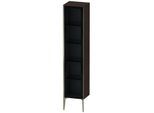 Duravit XViu Hochschrank XV1375LB169 40x36x177cm, Glastür, champagner matt, Tür links, nussbaum gebürstet