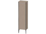 Duravit XViu Hochschrank XV1336RB275 50x36x177cm, schwarz matt, Tür rechts, leinen