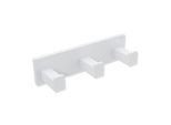 Hewi System 900 Q Hakenleiste 900Q90.00360DX pulverbeschichtet weiß tiefmatt, aus Edelstahl, 155x40x44mm