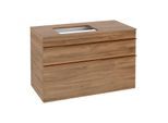 Villeroy und Boch Venticello Waschtisch-Unterschrank A94205RH 95,7x60,6x50,2cm, Waschtisch links, Griff Copper, Kansas Oak
