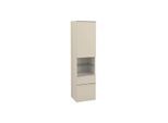 Villeroy und Boch Venticello Hochschrank A95201VK 40,4 x 154,6 x 37,2 cm, links, Griff Chrom, soft grey