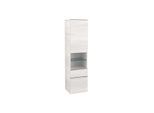 Villeroy und Boch Venticello Hochschrank A95211E8 40,4 x 154,6 x 37,2 cm, rechts, Griff Chrom, White Wood
