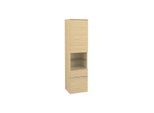 Villeroy und Boch Venticello Hochschrank A95211VJ 40,4 x 154,6 x 37,2 cm, rechts, Griff Chrom, nordic oak