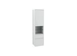 Villeroy und Boch Venticello Hochschrank A95212RE 40,4 x 154,6 x 37,2 cm, rechts, Griff White, Glass Glossy White