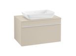 Villeroy und Boch Venticello Waschtisch-Unterschrank A94502VK 75,7 x 43,6 x 50,2 cm, Griff White, soft grey