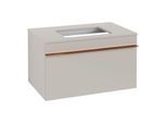 Villeroy und Boch Venticello Waschtisch-Unterschrank A94505VK 75,7 x 43,6 x 50,2 cm, Griff Copper, soft grey