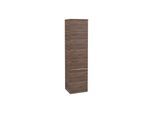 Villeroy und Boch Venticello Hochschrank A95105VH 40,4 x 154,6 x 37,2 cm, links, Griff Copper, arizona oak