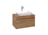 Villeroy und Boch Venticello Waschtisch-Unterschrank A94505RH 75,7x43,6x50,2cm, Griff Copper, Kansas Oak