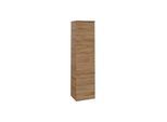 Villeroy und Boch Venticello Hochschrank A95105RH 40,4x154,6x37,2cm, links, Griff Copper, Kansas Oak