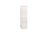 Villeroy und Boch Venticello Hochschrank A95105E8 40,4 x 154,6 x 37,2 cm, links, Griff Copper, White Wood