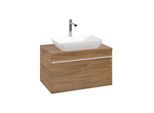 Villeroy und Boch Venticello Waschtisch-Unterschrank A94502RH 75,7x43,6x50,2cm, Griff White, Kansas Oak