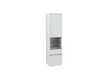 Villeroy und Boch Venticello Hochschrank A95205RE 40,4 x 154,6 x 37,2 cm, links, Griff Copper, Glass Glossy White