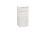 Villeroy und Boch Venticello Seitenschrank A95012E8 40,4 x 86,6 x 37,2 cm, Anschlag rechts, Griff White, White Wood