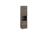 Villeroy und Boch Venticello Hochschrank A95212RK 40,4x154,6x37,2cm, rechts, Griff White, Stone Oak