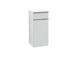 Villeroy und Boch Venticello Seitenschrank A95001RE 40,4 x 86,6 x 37,2 cm, links, Griff Chrom, Glass Glossy White