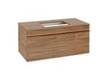 Villeroy und Boch Venticello Waschtisch-Unterschrank A94605RH 95,7x43,6x50,2cm, Waschtisch mittig, Griff Copper, Kansas Oak