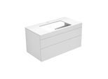 Keuco Edition 400 Waschtischunterbau 31572840100 105x54,6x53,5cm, mit Hahnloch, Weiss/Cashmere