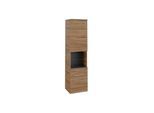 Villeroy und Boch Venticello Hochschrank A95201RH 40,4x154,6x37,2cm, links, Griff Chrom, Kansas Oak