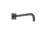 Herzbach Design iX PVD Wandarm 21.960350.2.40 Black Steel, für Regenbrause, 350mm, mit Rosette 70x70mm