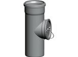 Wolf Revisionsrohr 2651671 DN 110, 290 mm, bis 120 °C, für Schachteinbau, PP