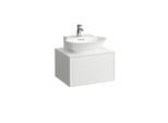 LAUFEN The new classic Schubladenelement/Sideboard H4060030851701 57,5x34,5x45,5cm, 1 Schublade, für Aufsatz-Handwaschbecken, Weiß matt