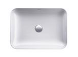 Duravit Cape Cod Aufsatz-Waschtisch 2347550000 55x40cm, ohne Hahnloch, Überlauf, Hahnlochbank, Weiß